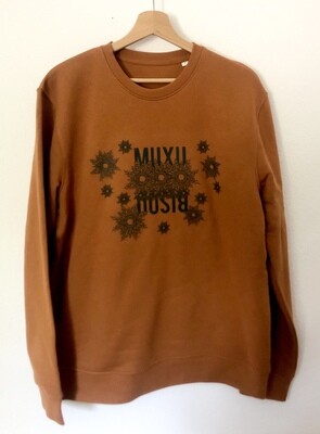 Sweat droit Coton Bio #Muxu/Bisou Sweat droit Coton Bio #Muxu/Bisou