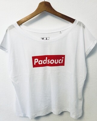 T-shirt type "crop top" Coton Bio - #padsouci