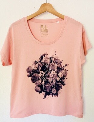 T-shirt femme "Loose" Coton Bio - #leparfum T-shirt femme "Loose" Coton Bio - #leparfum