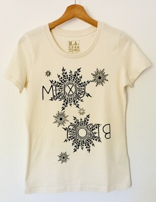T-shirt femme basique Coton Bio - #Muxu/Bisou T-shirt femme basique Coton Bio - #Muxu/Bisou