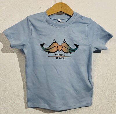 T-SHIRT BÉBÉ manches courtes en coton Bio - #Kostaldea/Lacôte T-SHIRT BÉBÉ manches courtes en coton Bio - #Kostaldea/Lacôte