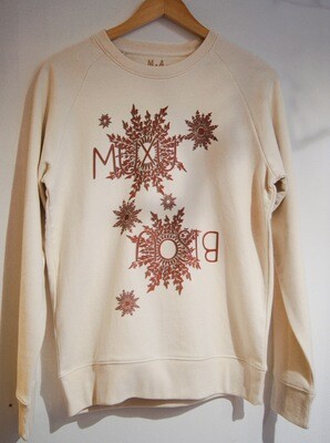Sweat col rond manches raglan unisexe Coton Bio #Muxu/Bisou Sweat col rond manches raglan unisexe Coton Bio #Muxu/Bisou