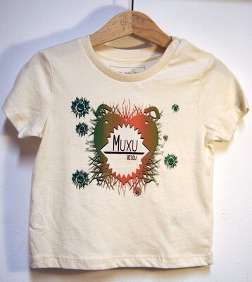 T-shirt bébé #Muxu/Bisou