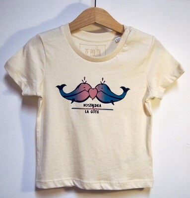 T-shirt bébé #Kostaldea/Lacôte