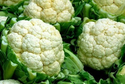 Coliflor blanca sen folla (1.1 -1.3 kg))