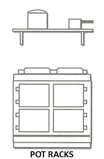 Pot Rack for AGA Range Cooker