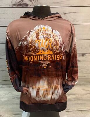 Brown/Gold Sublimation Hoodie