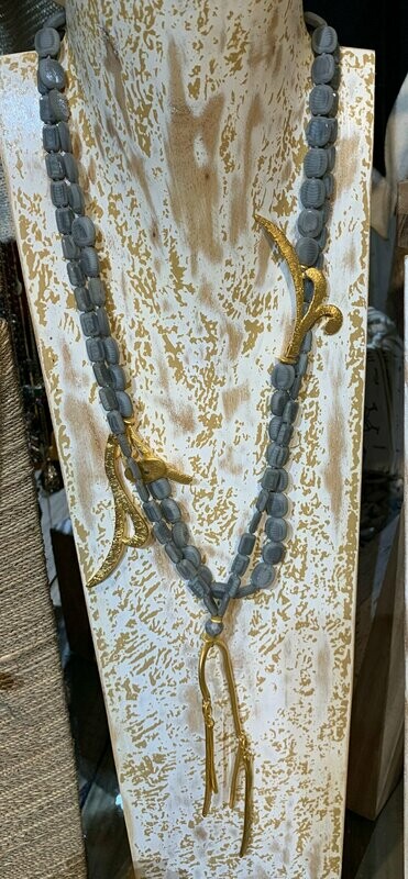 Eva Kay Silver and Gold Necklace