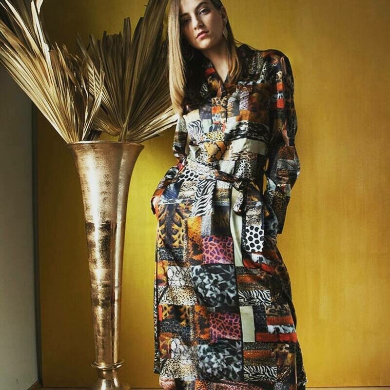 Unbreakables Silk Art Print Dress Unbreakables Silk Art Print Dress
