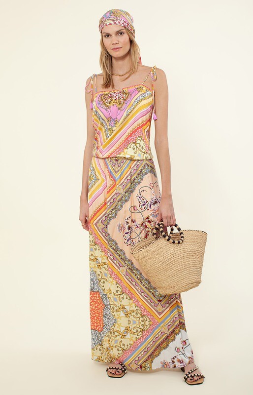Hale Bob Carly Blousen Maxi Dress Hale Bob Carly Blousen Maxi Dress