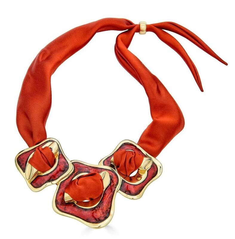 Cristina Sabatini Forme Necklace - Red