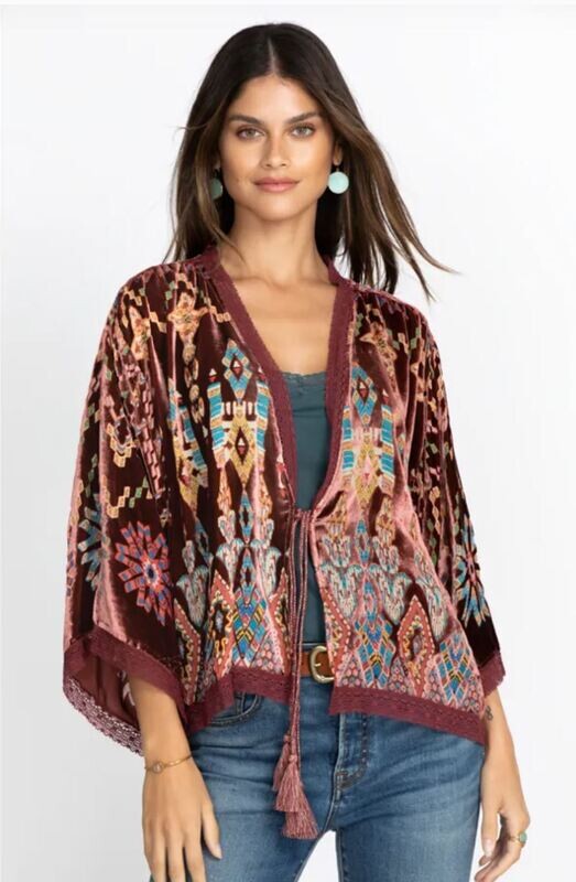 Johnny Was GEO Burnout Dazy Kimono Johnny Was GEO Burnout Dazy Kimono