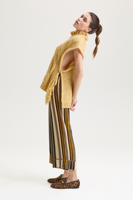 Maliparmi Velvet Print Trouser