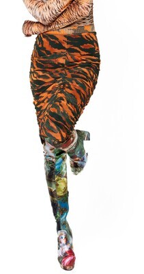 Petit Pois Tiger Skirt