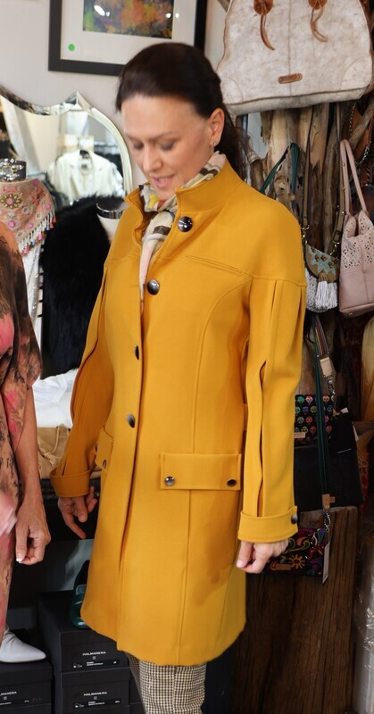 Cartise Mustard Coat