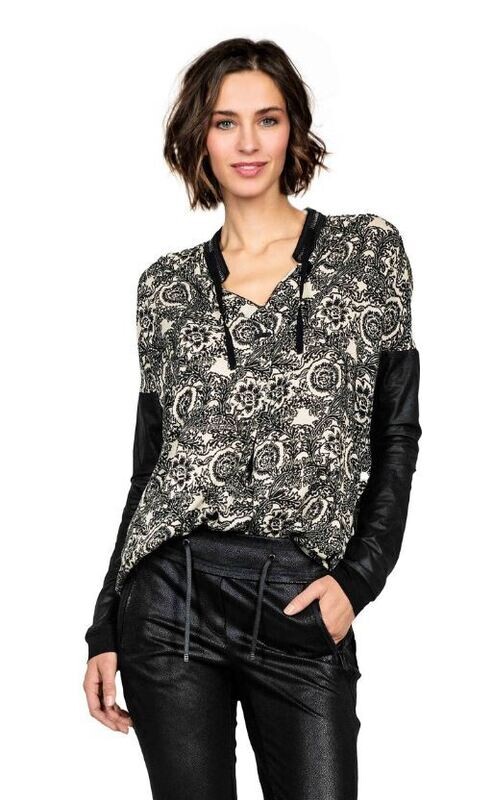 Beate Heymann Cream/Black Top 537-34