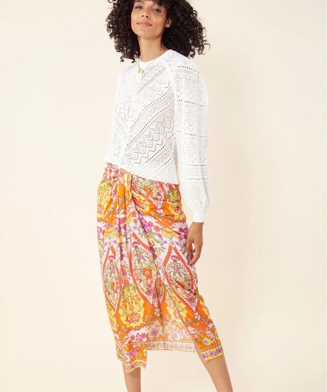 Hale Bob Anastasia Draped Skirt