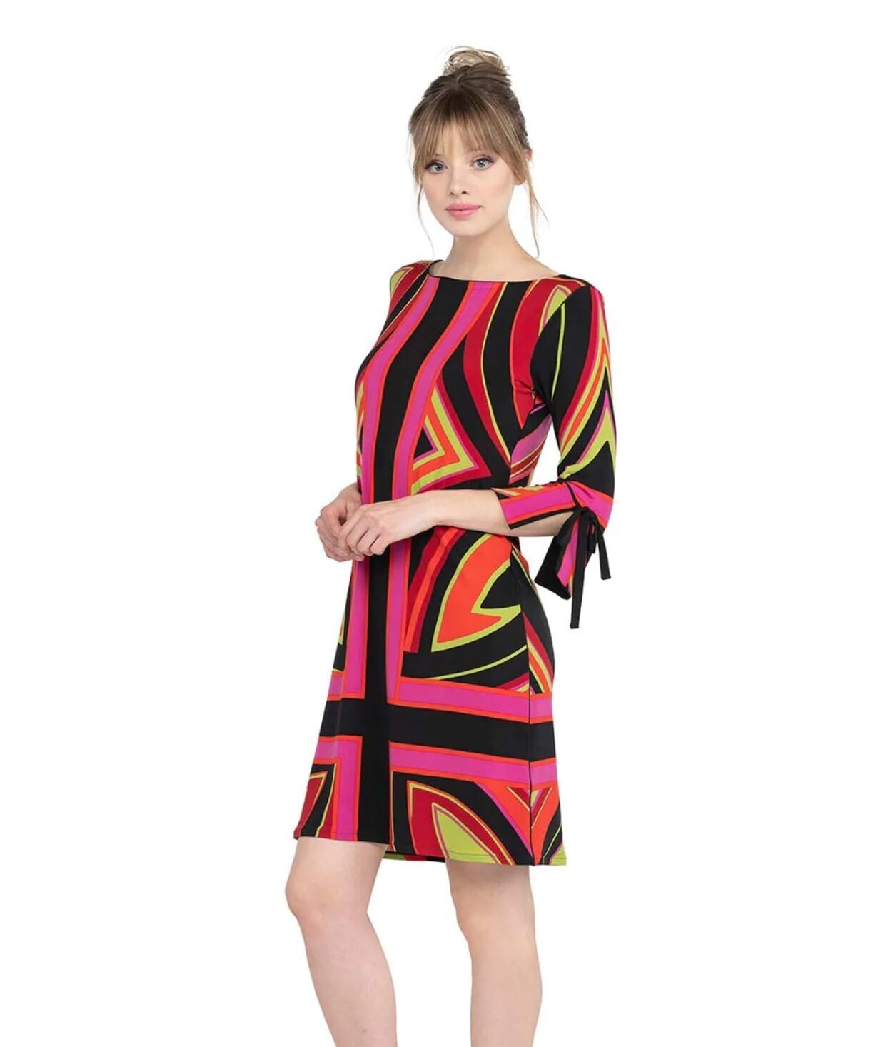 Eva Varro Tie Sleeve Dress