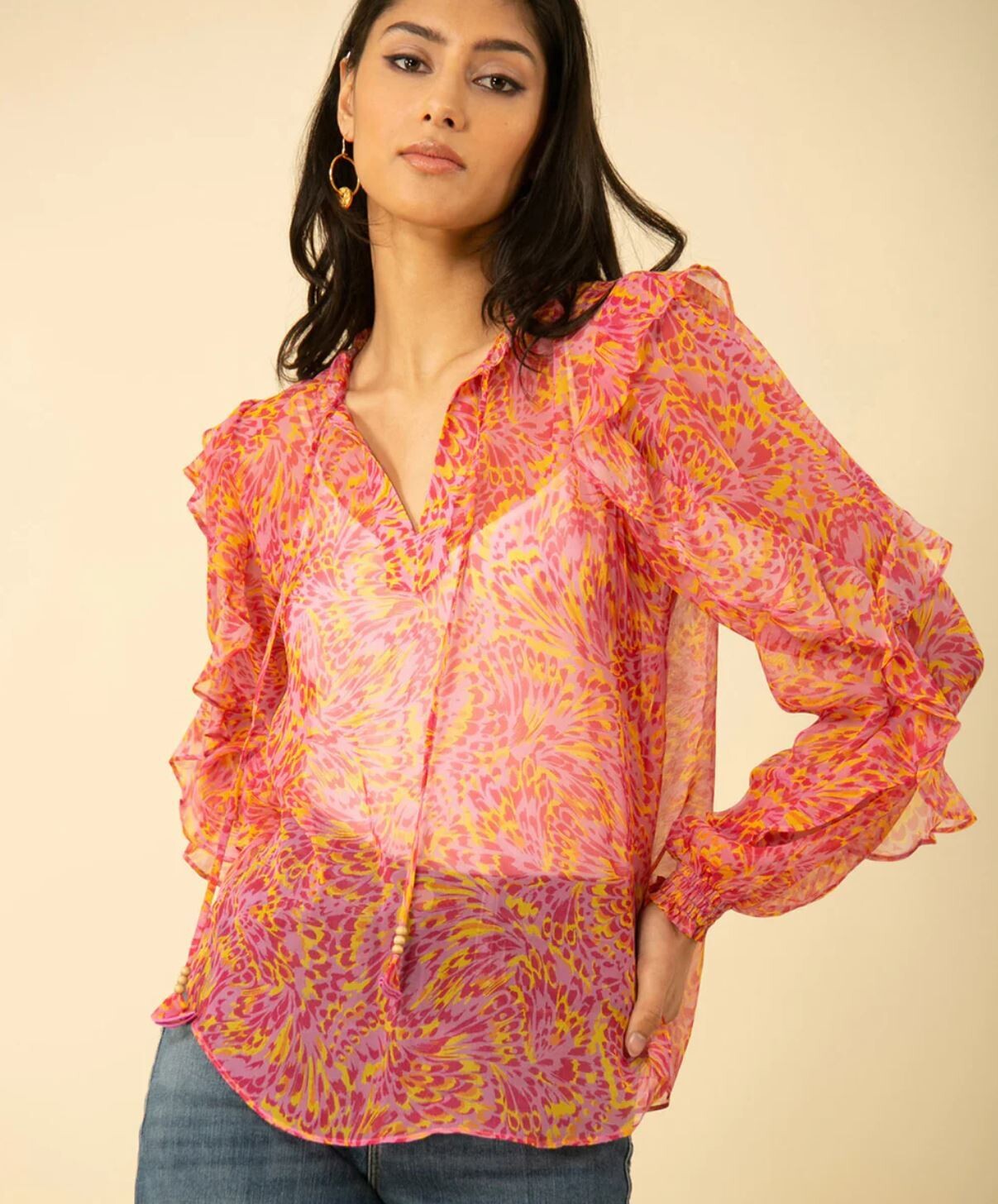 Hale Bob Donna Silk Top 31LY2020