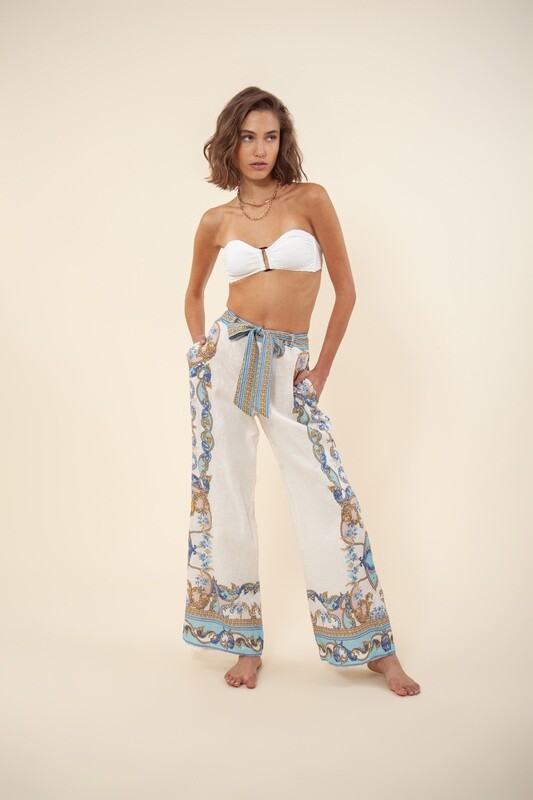 Hale Bob  Bronwyn Linen Pant 31AG5010