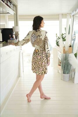 Mucho Gusto Leopard Dress C31LODO30