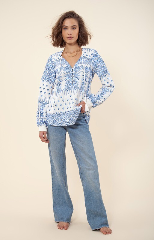 Hale Bob Mimi Embroidered Top 2ZMK2010 Hale Bob Mimi Embroidered Top 2ZMK2010