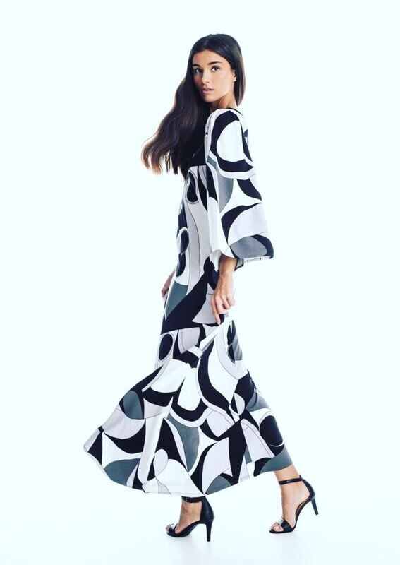 Julian Chang Geometric Maxi Dress Julian Chang Geometric Maxi Dress