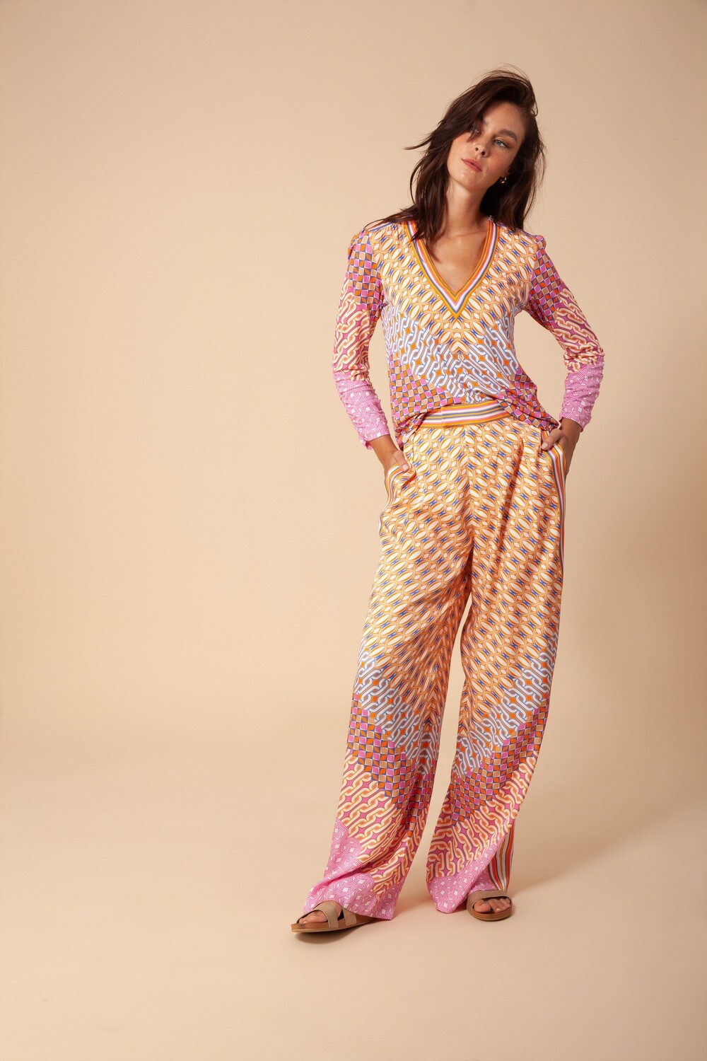 Hale Bob  Hattie Wide Leg Pants 33PK5020