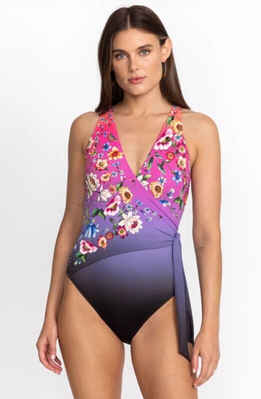 Johnny Was Ombre Garden Wrap One Piece CSW6823-Y Johnny Was Ombre Garden Wrap One Piece CSW6823-Y