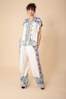 Hale Bob Pamela Twill Top 34DF2060 Blue