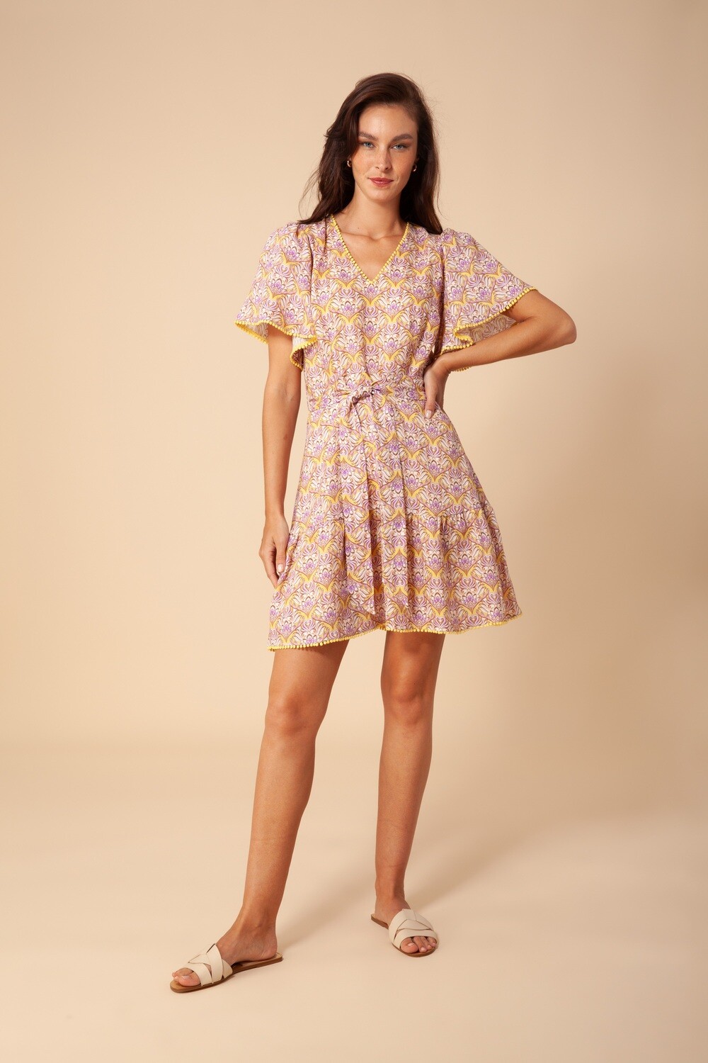 Hale Bob Lulie Linen Dress 34HY6020