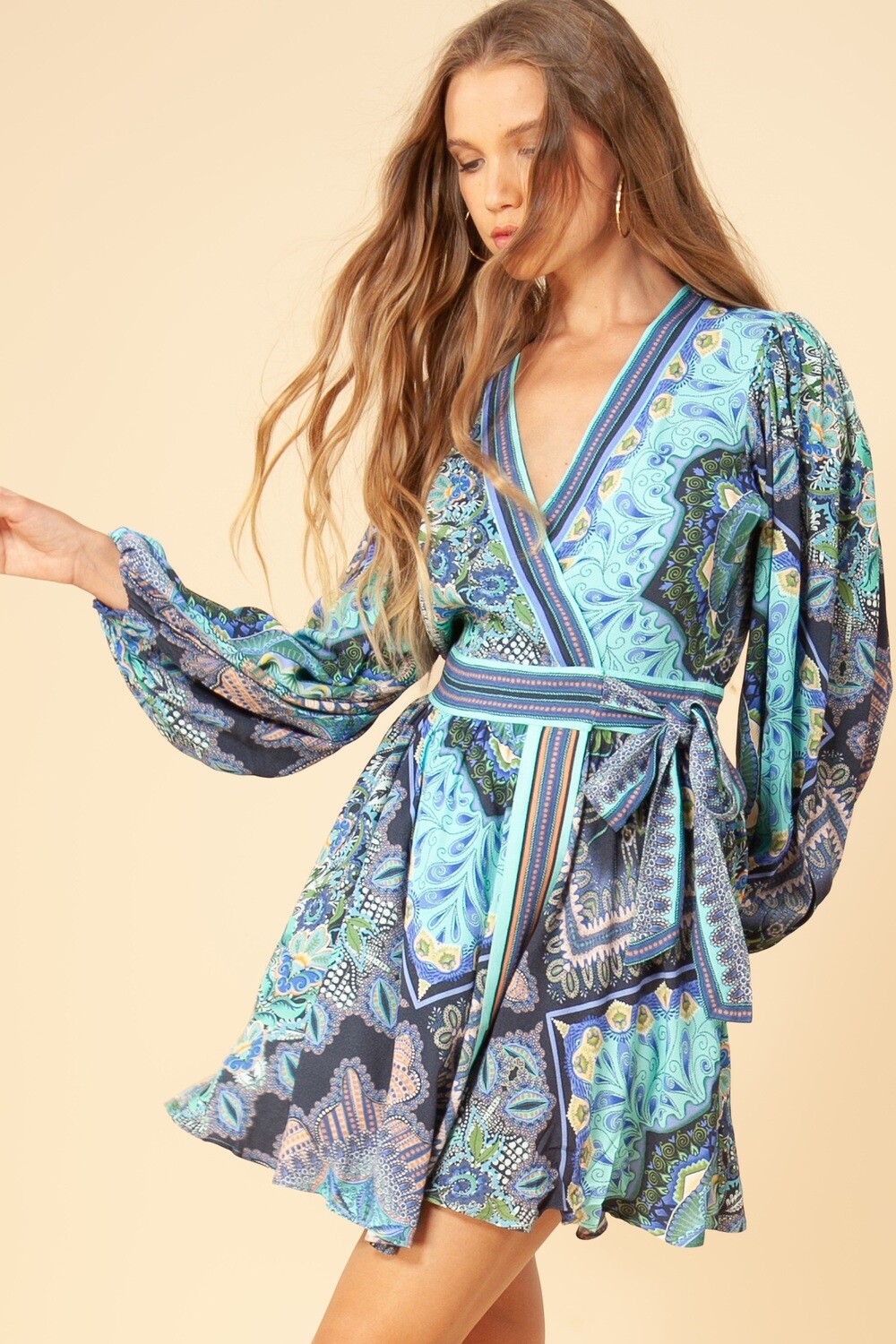 Hale Bob Veronika Wrap Dress