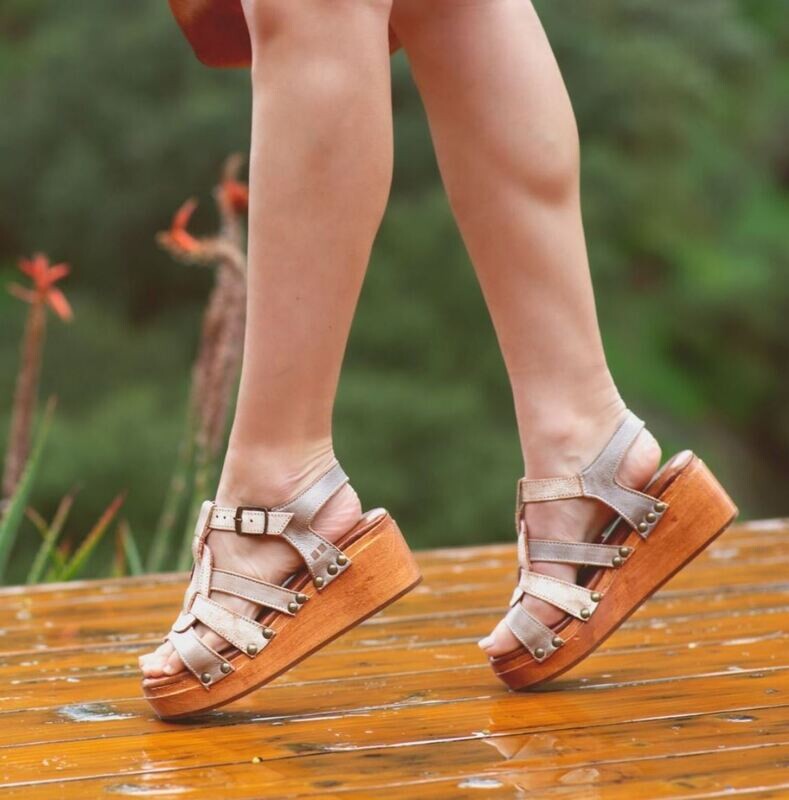 Bed Stu Fabiola Wedges Icicle