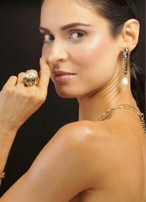 Cristina Sabatini Serenity - Black Diamond Earrings