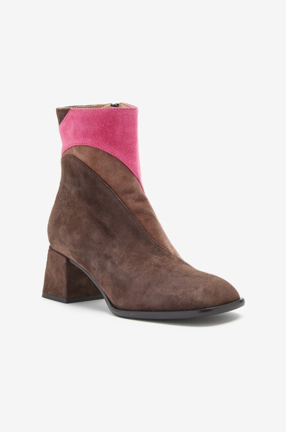 Maliparmi Suede Inlay Ankle Boot