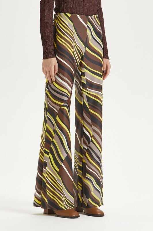 Maliparmi Lyrical Striped Trousers JH719570607A4017 Maliparmi Lyrical Striped Trousers JH719570607A4017