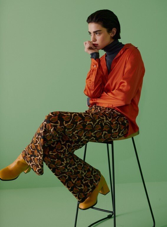 Maliparmi Camo Leaves Jersey Trousers Maliparmi Camo Leaves Jersey Trousers