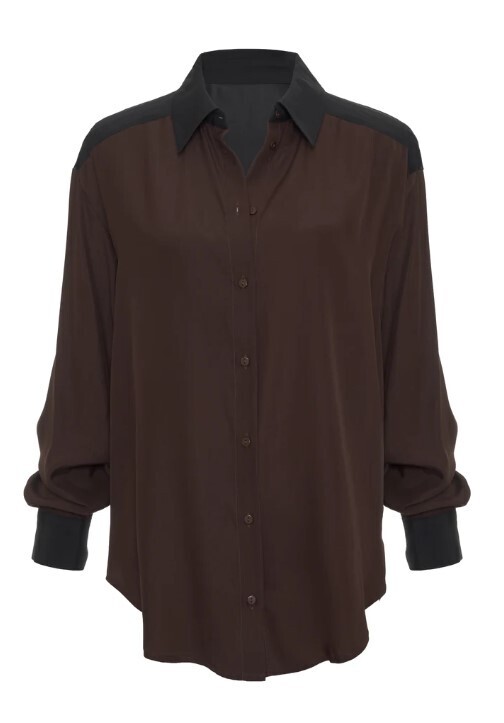 Gold Hawk Shirt LA Loose Classic - Dark Chocolate GH4764