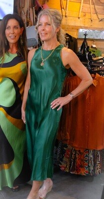 Go Silk Emerald Green Maxi Dress