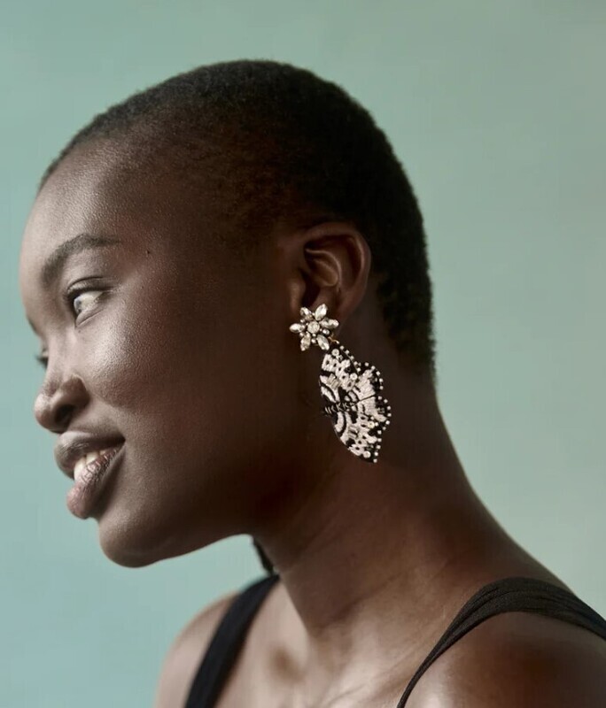 Mignonne Gavigan Estelle Butterfly Drop Earrings
