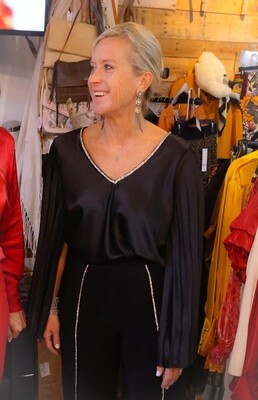 Frank Lyman Crystal Top