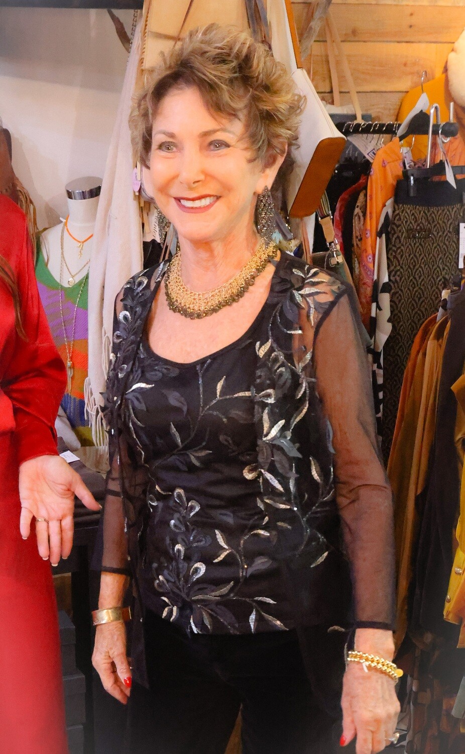 Frank Lyman Embellished  Jacket with tank