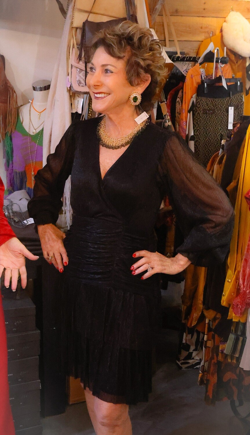 Hale Bob Ellie Lurex Dress