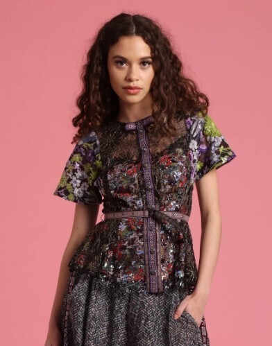 In Earnest Peplum Top