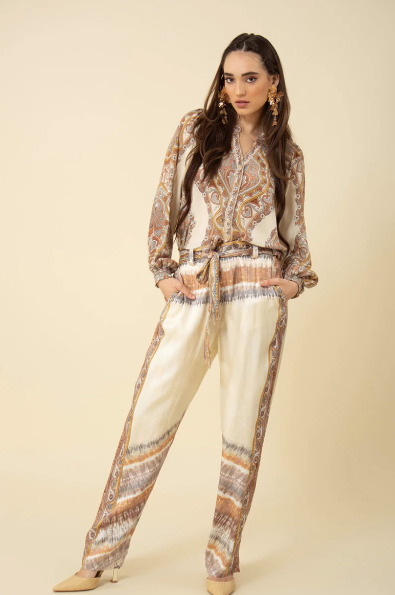 Hale Bob Quinn Washed Twill Pant 3YTD520A