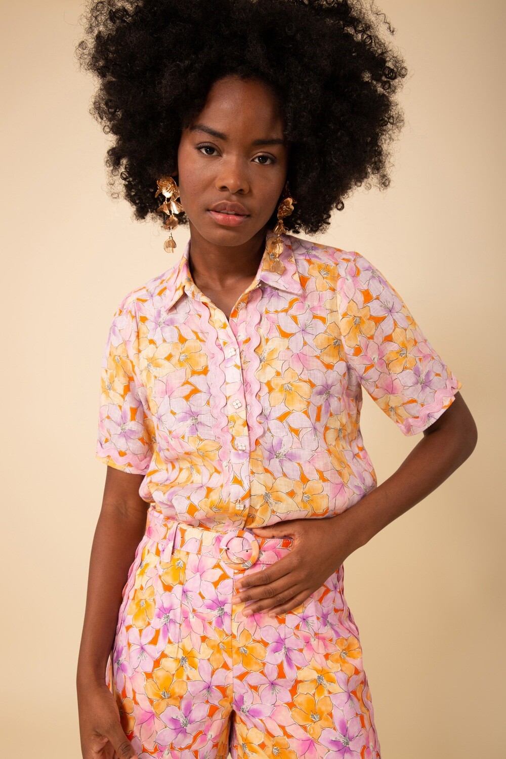Hale Bob Oakley Belted Shorts 41RU550