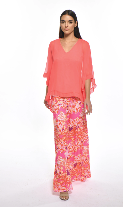 Julian Chang Tara Pant Island Print