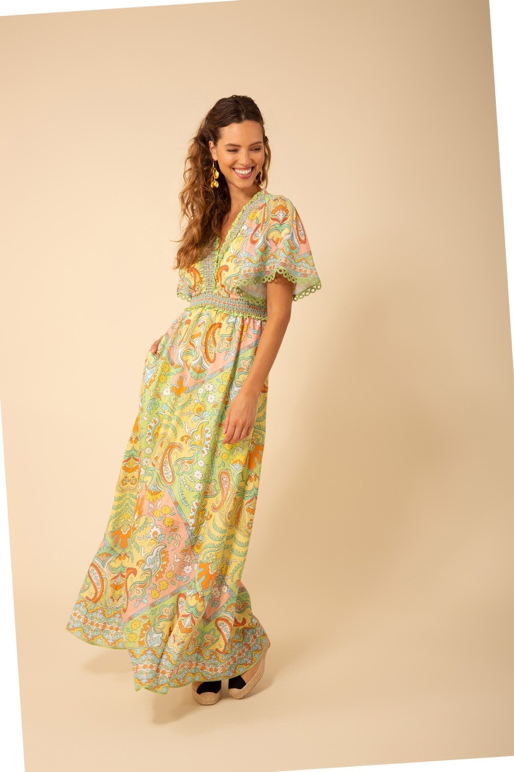Hale Bob Elsie Linen Maxi 42EE614A