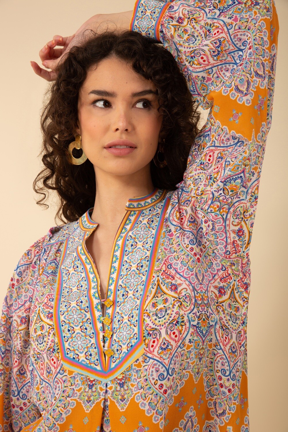 Hale Bob Evangeline Silk Top 42RC234A