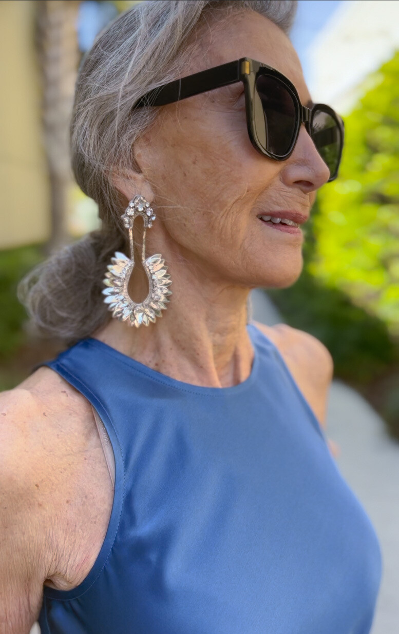Deepa Gurnani Silver Earrings